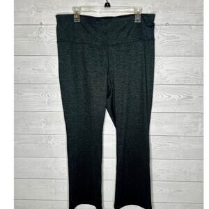 Xersion gray marled quick dri bootcut athleisure activewear leggings size PXL